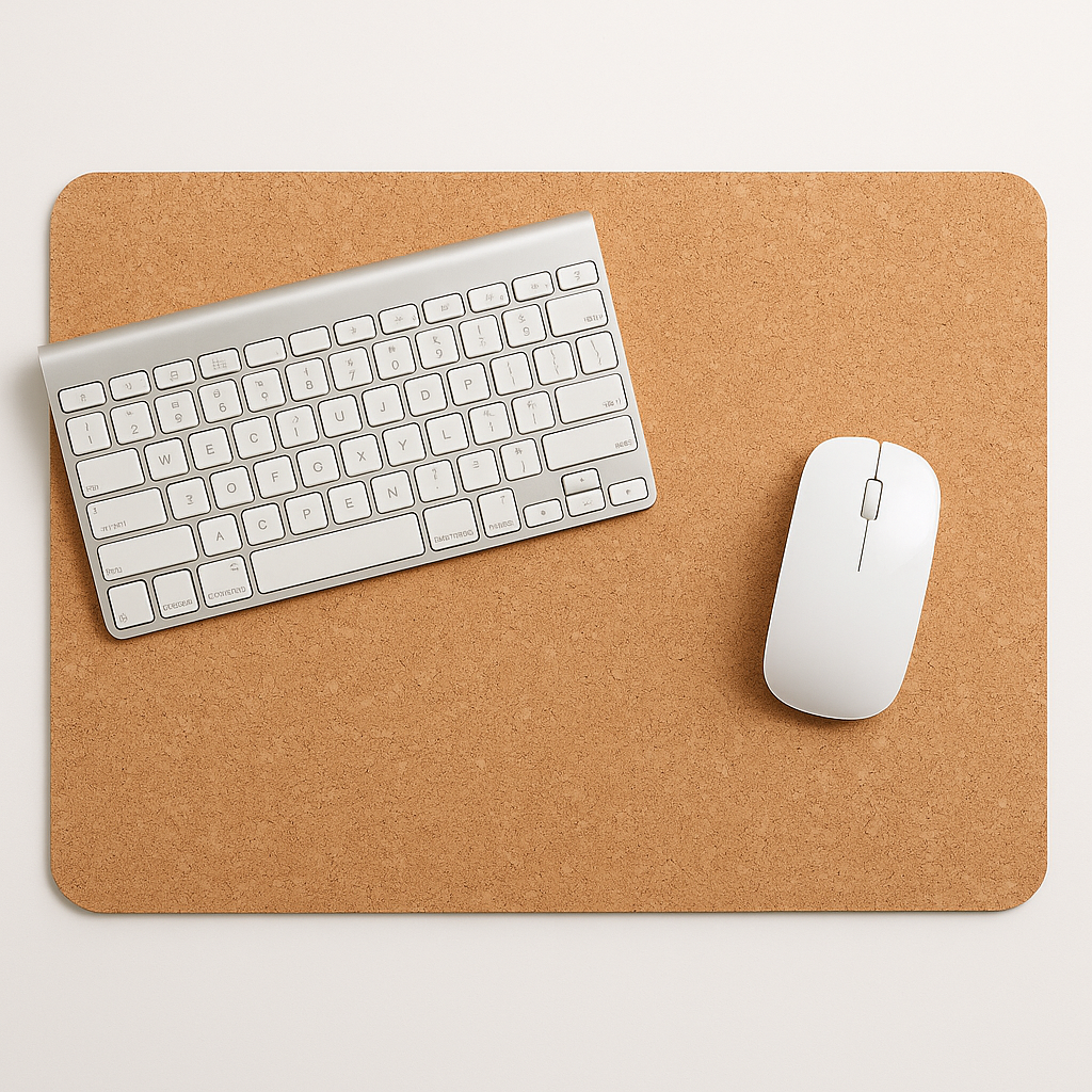 Alfombrilla ecológica. Estilo minimalista para oficinas sostenibles