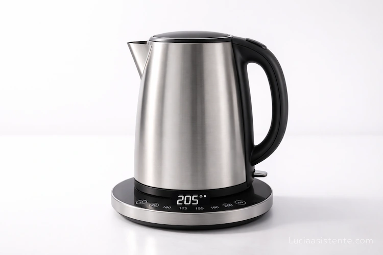 Hervidor con temperatura