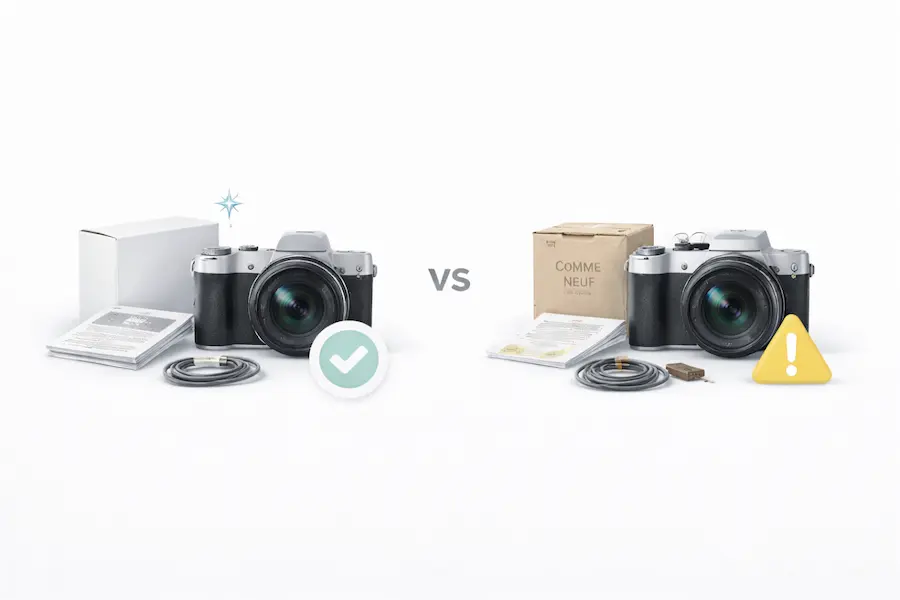 Comparativa entre nuevo y segunda mano en Francia