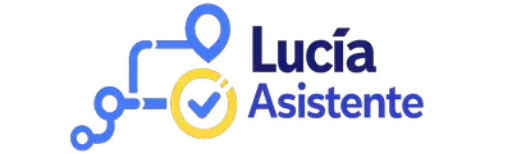 Logo Lucia Asistente Guia de hispanos en UK