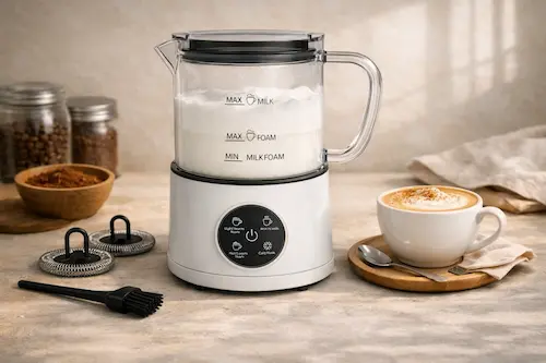 Casimhu espumador de leche