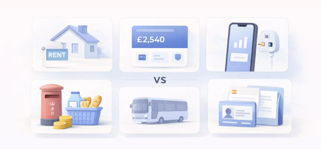 Guía visual para empezar a vivir en Reino Unido siendo extranjero