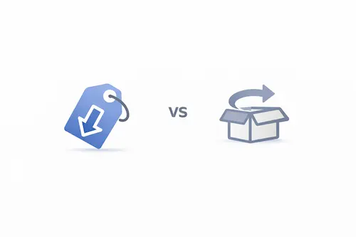 Comparativa entre mejor precio y devolución más fácil en Reino Unido