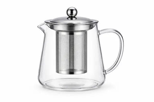 Paracity glass teapot