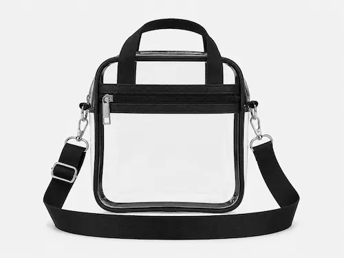 Bolso transparente para estadio y concierto