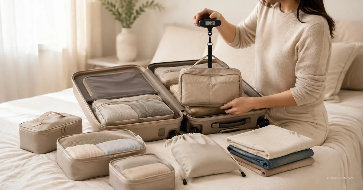 Organización de equipaje para viajar mejor